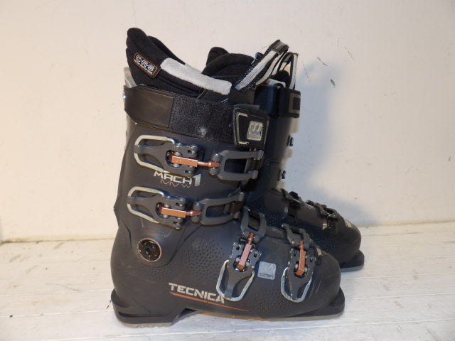 Womens Tecnica Mach 1 MV 95 Size 25.5 Downhill Boots - Grey