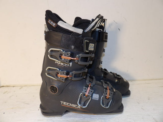 Womens Tecnica Mach 1 MV 95 Size 25.5 Downhill Boots - Grey