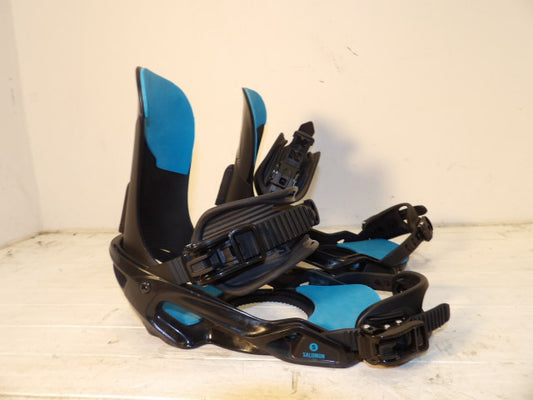 Men's Salomon Size Small Bindings - Black / Blue