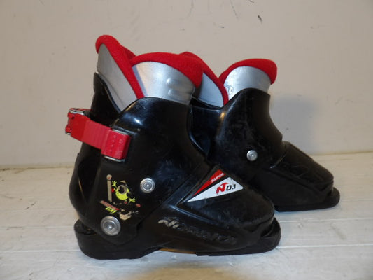 Youth Nordica Size 16.5 Kids Boots - Black