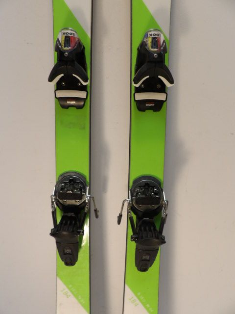 Mens Kastle MX 84 Size 184cm Downhill Skis - Green / White