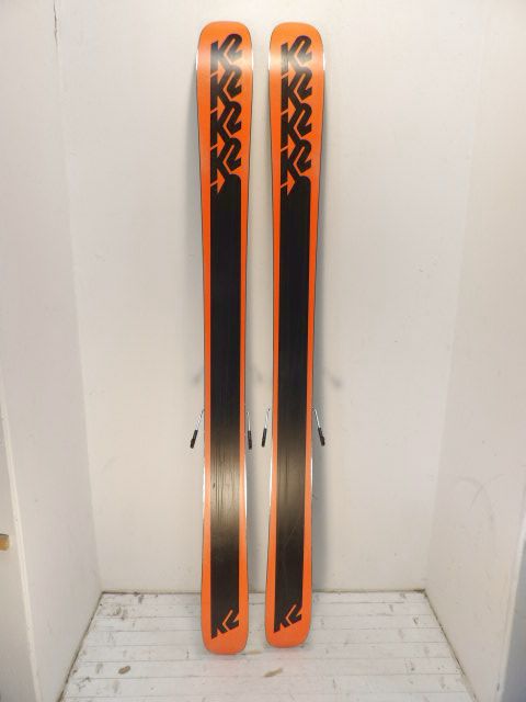 Mens K2 Reckoner w/ Look Pivot Size 163cm Downhill Skis - Green / Orange