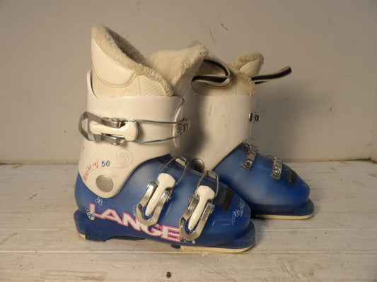 Youth Lange Size 18.5 Starlet Kids Boots - Blue / White