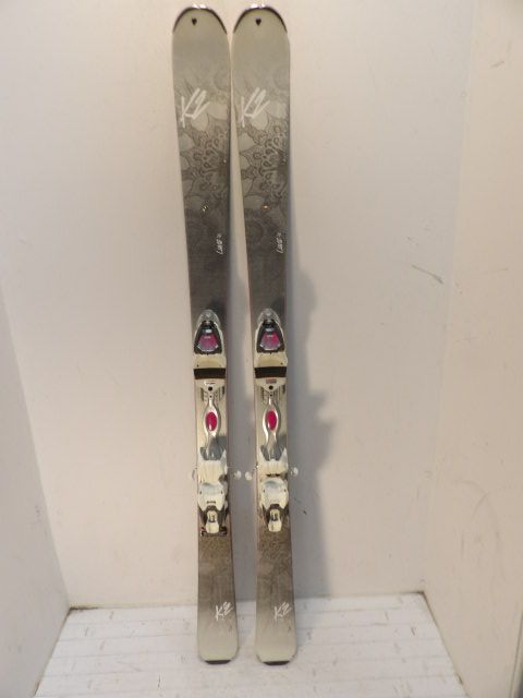 Womens K2 Luvit 76 w/ Marker Size 149cm Downhill Skis - Silver