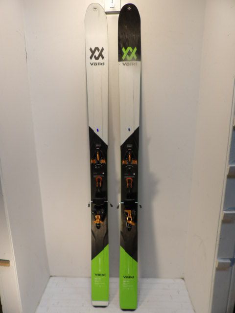 Mens Volkl BMT 109 w/ Kingpin 10 Size 186cm AT Skis - Black / Green / White