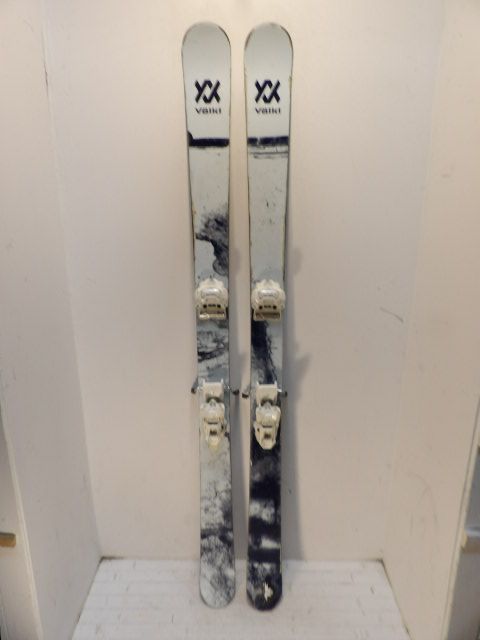 Mens Volkl Revolt w/ 95 Attack 12 Size 173cm Downhill Skis - Blue