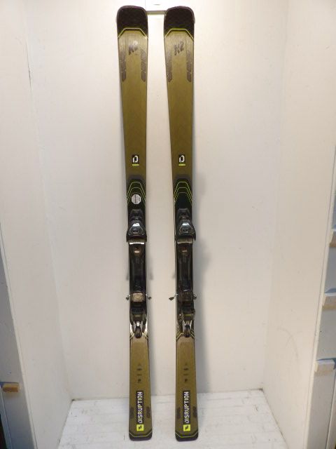 Mens K2 Disruption w/ Marker Size 184cm Downhill Skis - Green