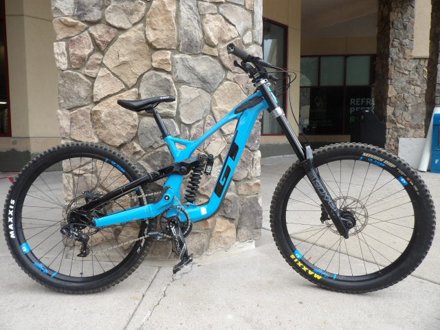 2022 GT Fury Pro Downhill Bike - Size Small - Blue