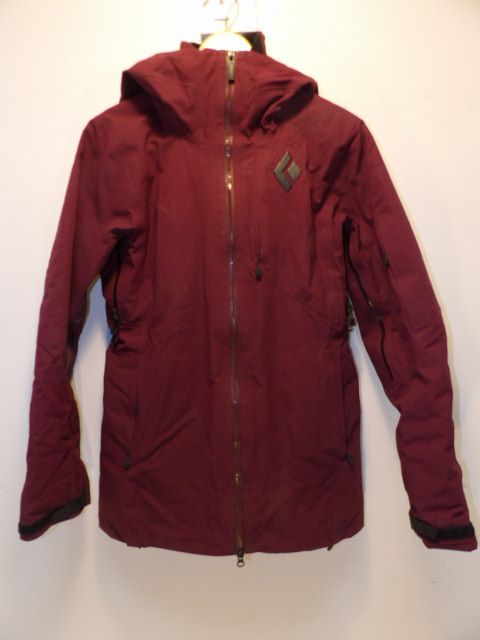 Women's Black Diamond Gore Tex Size Small Maroon Jacket - Maroon