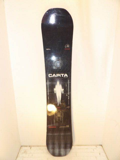 Mens Capita Pathfinder Size 157 Wide Snowboard - Black