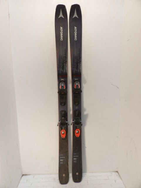 Mens Atomic Maverick 86C w/ M10 Size 169cm Downhill Skis - Black