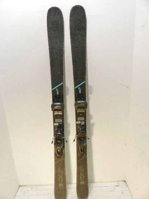 Womens Head Kore w/ Attack Size 153cm Downhill Skis - Black