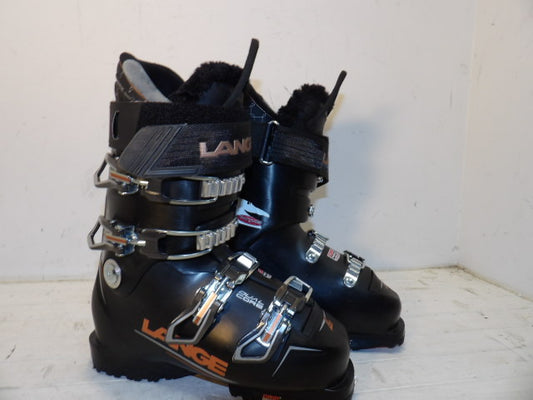 Womens Lange RX 80 Size 23.5 Downhill Boots - Black