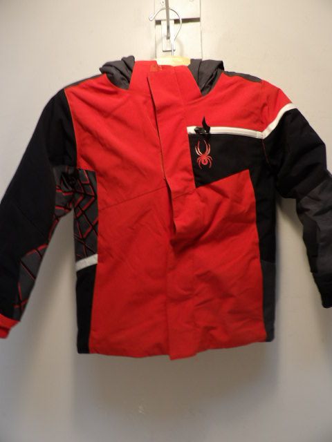 Youth Spyder Size 7 Red Jacket  - Red / Black