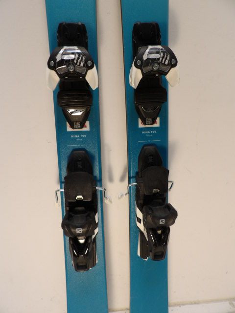 Womens dps Nina 99 w/ Warden Size 158cm Downhill Skis - Blue