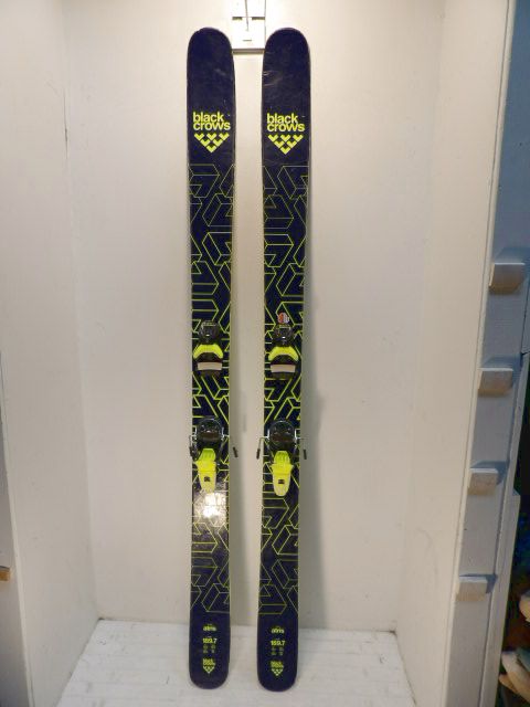 Mens black crows atriss w/ Pivot Size 189cm Downhill Skis - Blue / Yellow