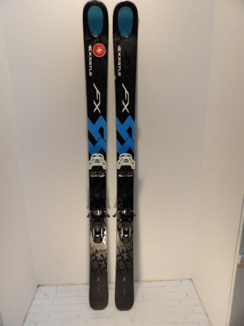 Mens Kastle FX 95 w/ K13 Size 166cm Downhill Skis - Black / Blue