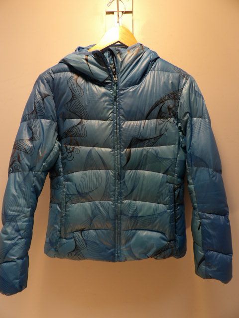Women's Volkl Puffy Jacket Size 8 Blue Jacket - Blue