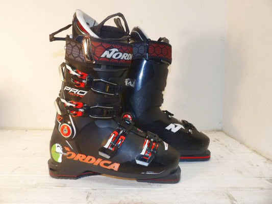 Mens Nordica Pro Machine GW Size 27.5 Downhill Boots - Black