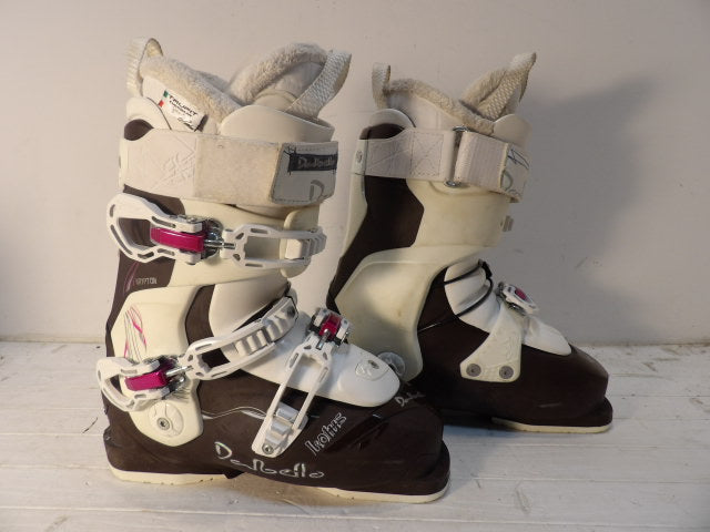 Womens Dalbello Lotus Size 24.5 Downhill Boots White / Maroon