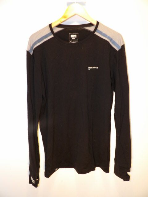 Size Large Mons Royale Black Base Layer Top - Black