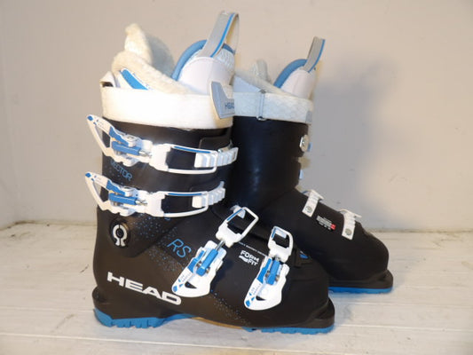 Womens Head Vector Size 24.5 Downhill Boots - Black / Blue