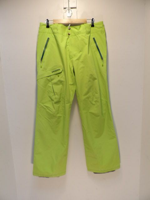 Mens Patagonia Goretex Size Large Yellow Pants - Yellow