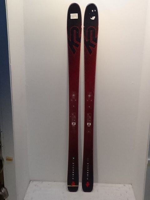 Mens K2 Pinnacle Size 170cm Downhill Skis - Red