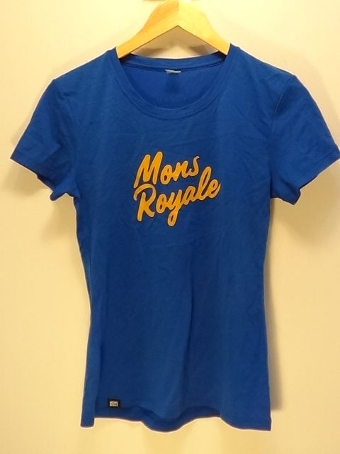 Mons Royale W's Icon Tee - Blue - S
