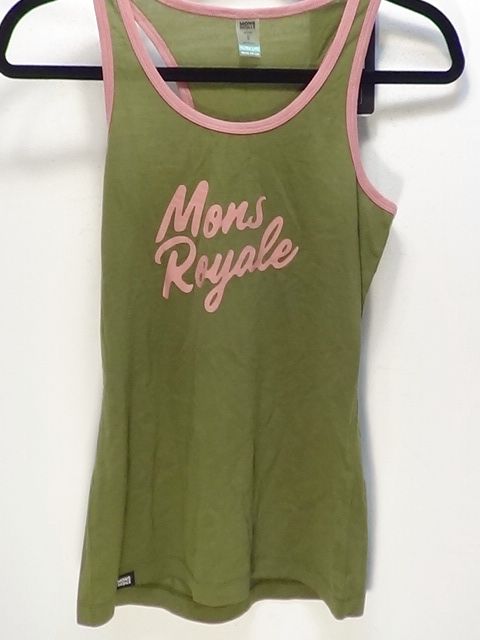 Mons Royale W's Icon Tank Top - Khaki Rose - S