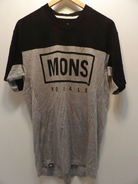 Mons Royale S/S Mtn Bike Jersey - Grey - L