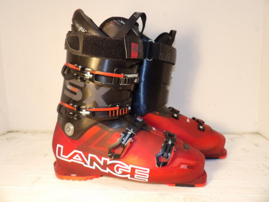 Mens Lange SX 100 Size 31.5 Downhill Boots - Red